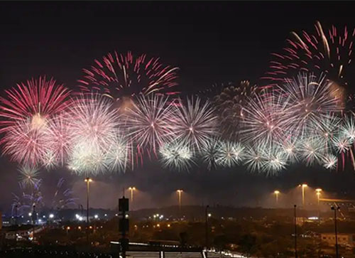 共青城市焰火晚会